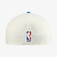 Casquette ajustée New Era Oklahoma City Thunder Chrome blanche et bleue pour homme