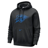 Sweat à capuche Nike City Edition Essential Club Oklahoma Thunder 2024/25 pour homme, noir
