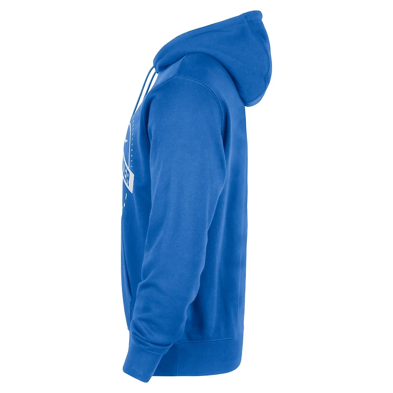 Men's Nike Blue Oklahoma City Thunder 2025/26 Authentic Practice Club Pullover Hoodie