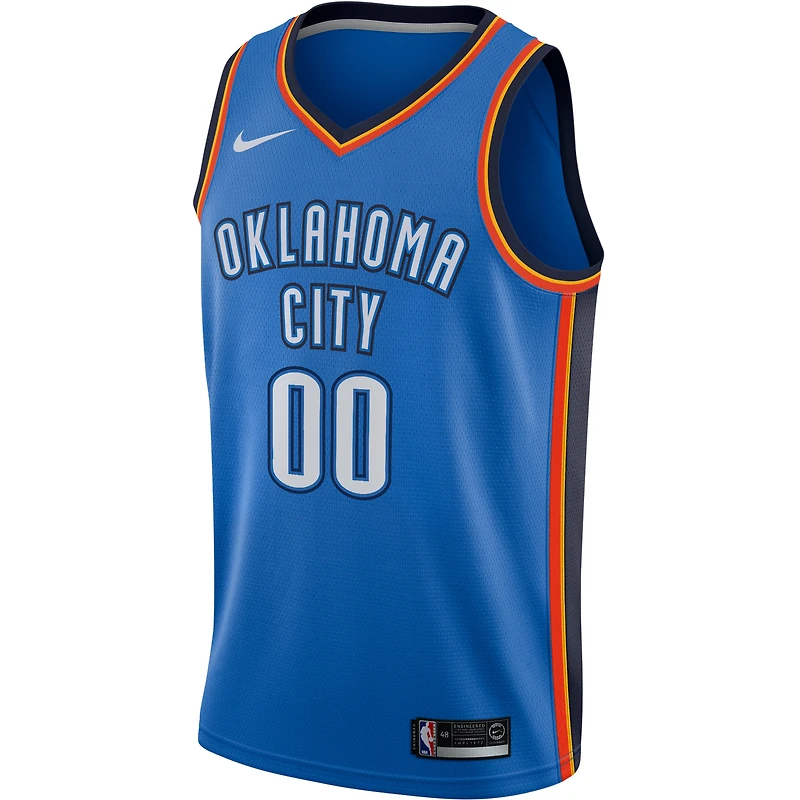Nike pour homme Oklahoma City Thunder bleu - Maillot Swingman personnalisé Icon Edition