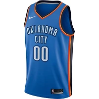 Nike pour homme Oklahoma City Thunder bleu - Maillot Swingman personnalisé Icon Edition