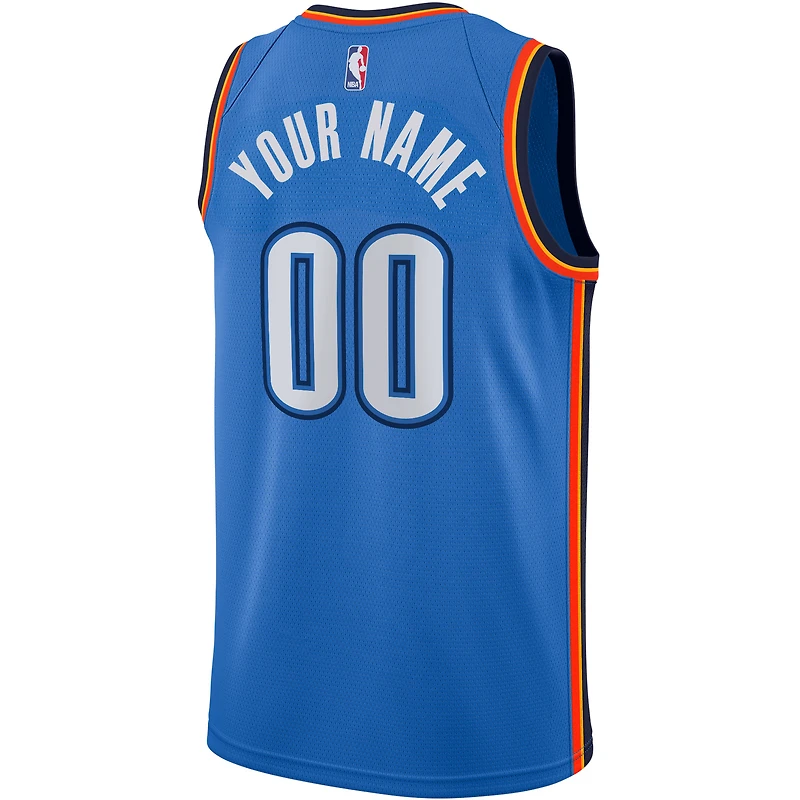 Nike pour homme Oklahoma City Thunder bleu - Maillot Swingman personnalisé Icon Edition