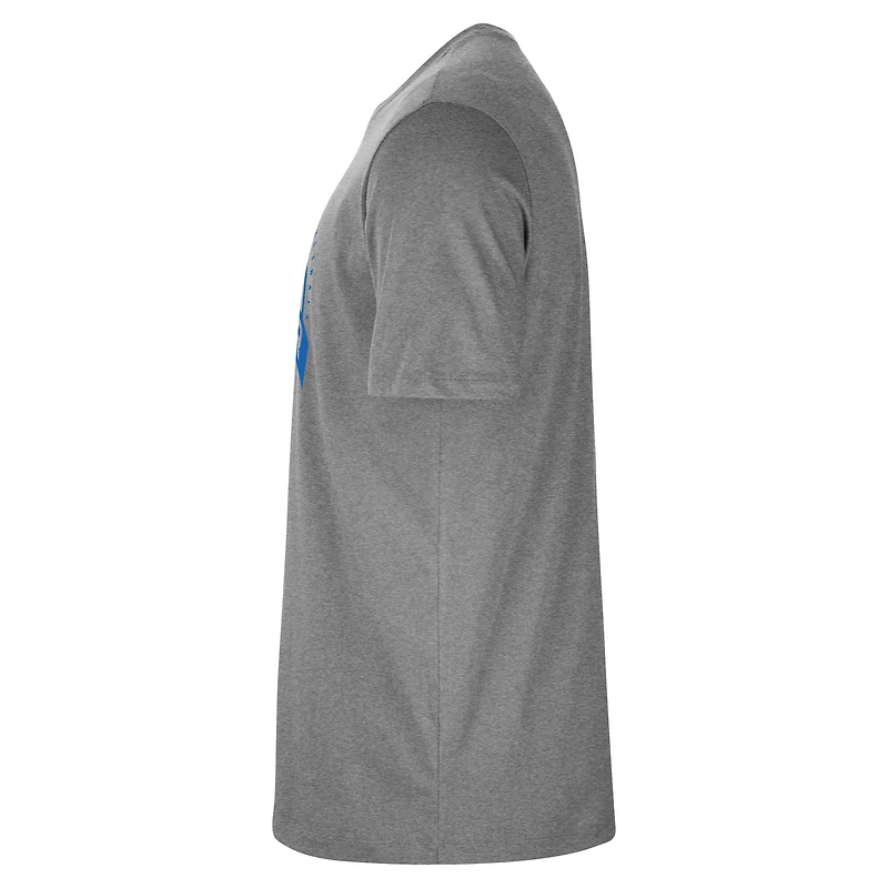 T-shirt d'entraînement Nike Oklahoma City Thunder Authentic pour homme, couleur charbon