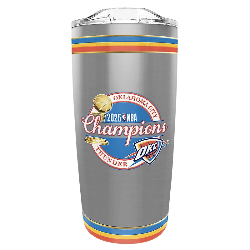 Oklahoma City Thunder 2025 NBA Finals Champions 20oz. Stainless Steel Tumbler