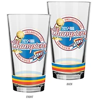 Oklahoma City Thunder 2025 NBA Finals Champions Shadow 16oz. Mixing Glass