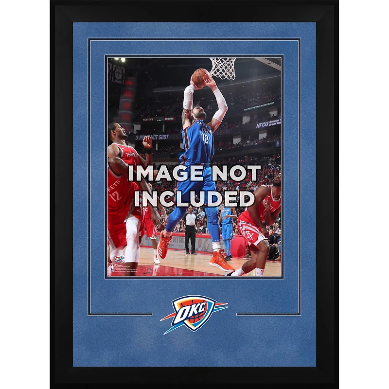 Oklahoma City Thunder Deluxe 16'' x 20'' Vertical Frame with Team Logo