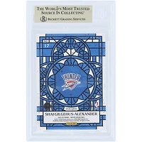 Shai Gilgeous-Alexander Oklahoma City Thunder 2024-25 Panini Mosaic Stained Glass Case Hit #17 BGS Authenticated 9.5 Card