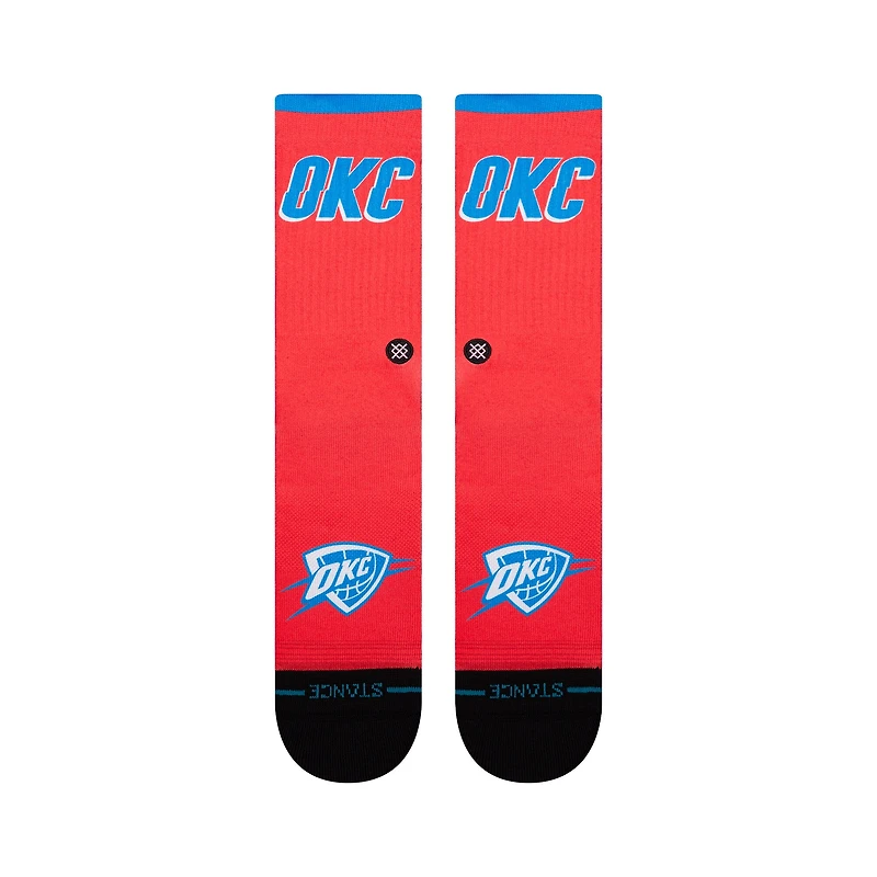 Chaussettes mi-mollet Stance Oklahoma City Thunder 2025/26 Statement Edition