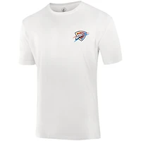 T-shirt unisexe FISLL blanc avec logo Oklahoma City Thunder Burst