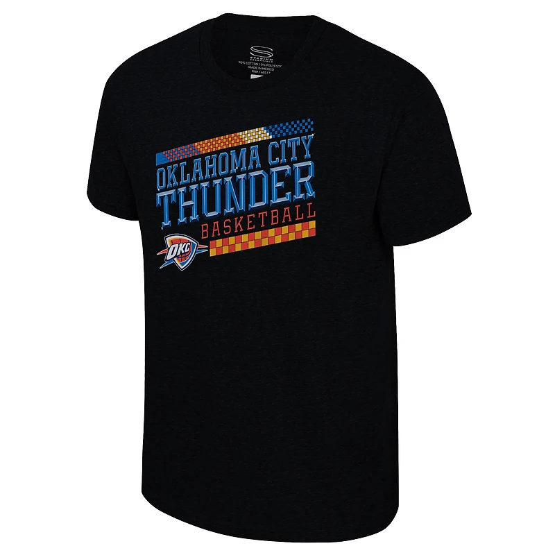 T-shirt unisexe noir Stadium Essentials Oklahoma City Thunder Drive to Win Tri-Blend