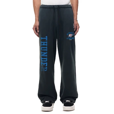 Unisex Heather Black Oklahoma City Thunder Miracle Academy x NBA Collection Vintage Wide Sweatpants