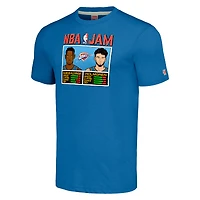 Hommage unisexe Shai Gilgeous-Alexander et Chet Holmgren bleu Oklahoma City Thunder NBA Jam T-shirt triple mélange
