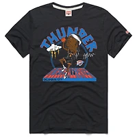 Unisex Homage Shai Gilgeous-Alexander Charcoal Oklahoma City Thunder 2024/25 Edition Caricature Tri-Blend T-Shirt
