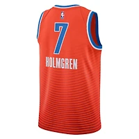 Unisex Jordan Brand Chet Holmgren Orange Oklahoma City Thunder Swingman Jersey - Statement Edition
