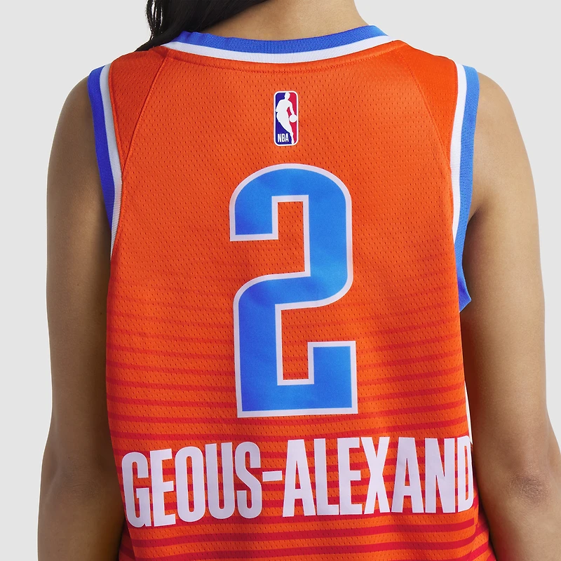 Unisex Jordan Brand Shai Gilgeous-Alexander Orange Oklahoma City Thunder Swingman Jersey - Statement Edition