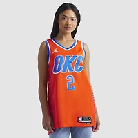 Unisex Jordan Brand Shai Gilgeous-Alexander Orange Oklahoma City Thunder Swingman Jersey - Statement Edition