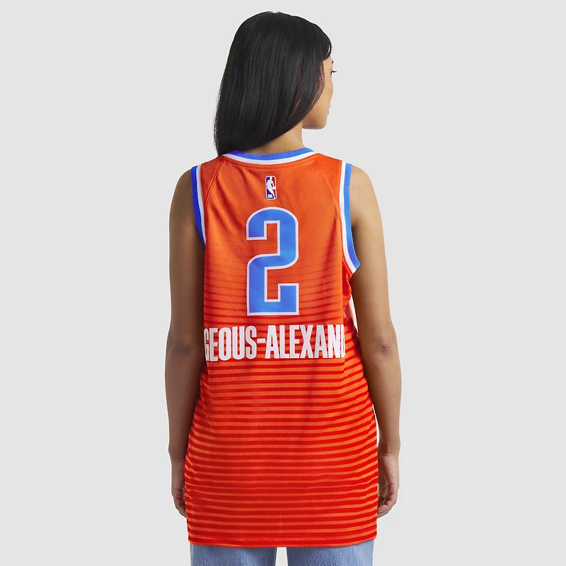 Unisex Jordan Brand Shai Gilgeous-Alexander Orange Oklahoma City Thunder Swingman Jersey - Statement Edition