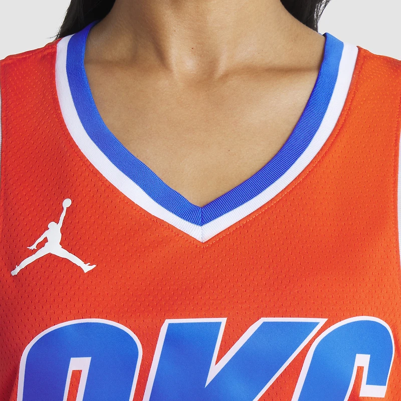 Unisex Jordan Brand Shai Gilgeous-Alexander Orange Oklahoma City Thunder Swingman Jersey - Statement Edition