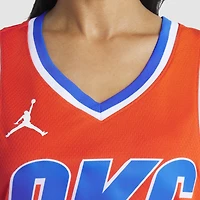 Unisex Jordan Brand Shai Gilgeous-Alexander Orange Oklahoma City Thunder Swingman Jersey - Statement Edition