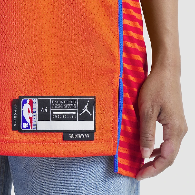 Unisex Jordan Brand Shai Gilgeous-Alexander Orange Oklahoma City Thunder Swingman Jersey - Statement Edition