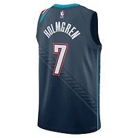 Unisex Nike Chet Holmgren Navy Oklahoma City Thunder 2025/26 Swingman Jersey - Edition