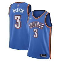 Unisex Nike Jared McCain Blue Oklahoma City Thunder Swingman Jersey - Icon Edition