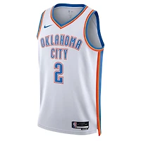Unisex Nike Shai Gilgeous-Alexander White Oklahoma City Thunder Swingman Jersey - Association Edition