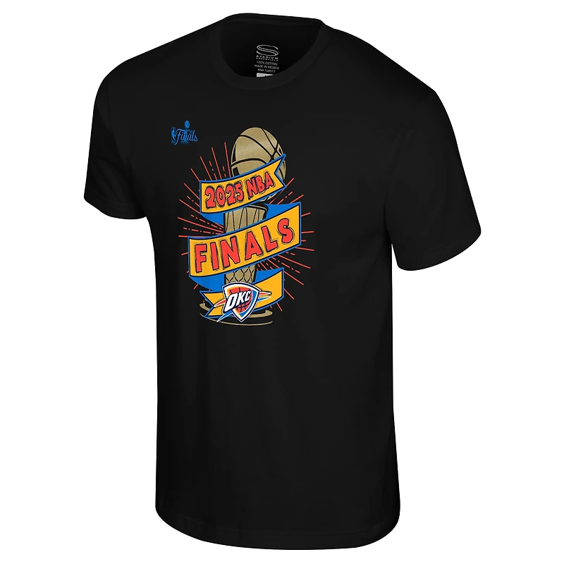 T-shirt unisexe Stadium Essentials noir Oklahoma City Thunder Finale NBA 2025