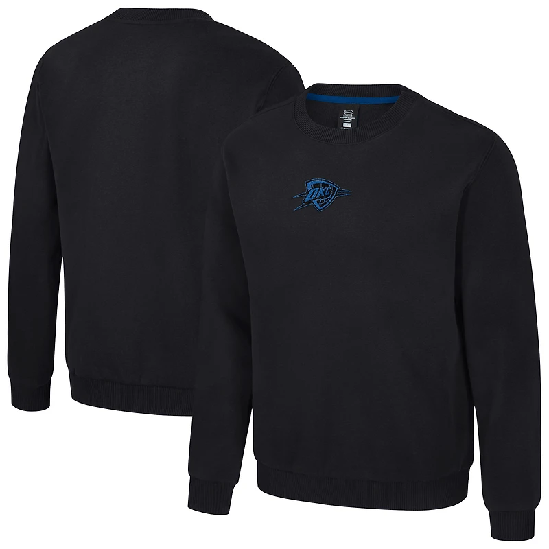 Sweat-shirt chenille unisexe Stadium Essentials noir Oklahoma City Thunder Club Level
