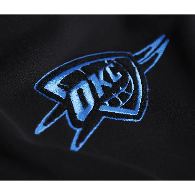 Sweat-shirt chenille unisexe Stadium Essentials noir Oklahoma City Thunder Club Level