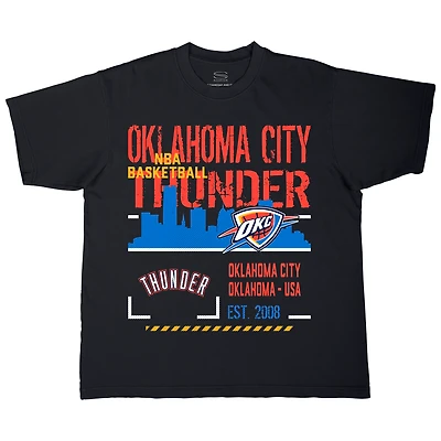 Unisex Stadium Essentials Black Oklahoma City Thunder Hideout Boxy T-Shirt