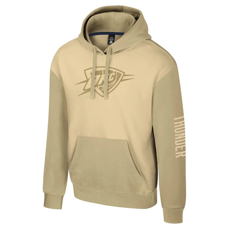 Sweat à capuche unisexe Stadium Essentials kaki Oklahoma City Thunder Rafters Burst