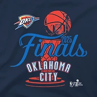 T-shirt unisexe Stadium Essentials bleu marine Oklahoma City Thunder 2025 NBA Finals Cruise