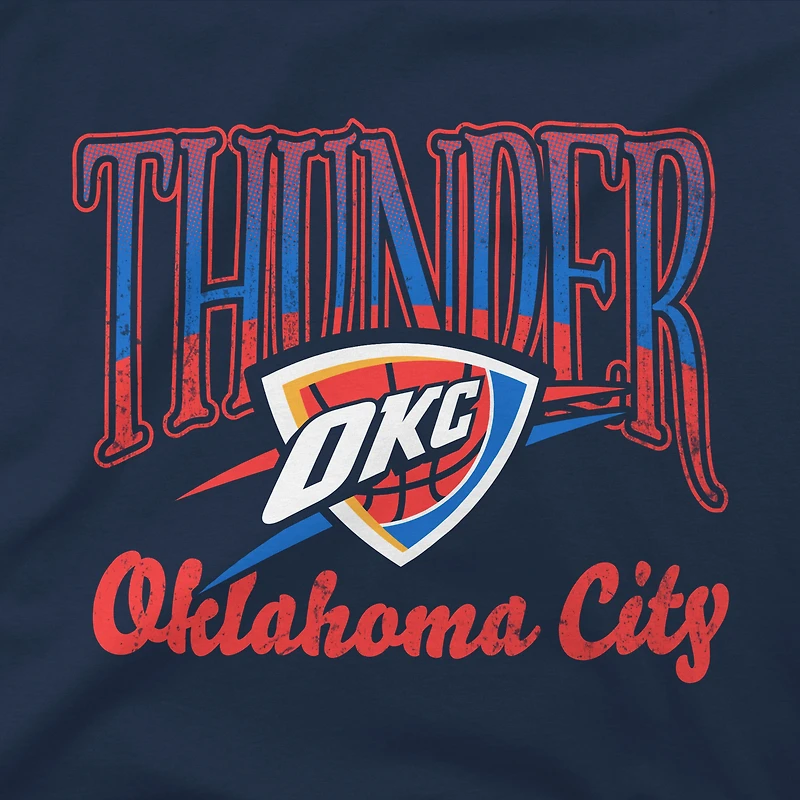 Unisex Stadium Essentials Navy Oklahoma City Thunder Sky High T-Shirt