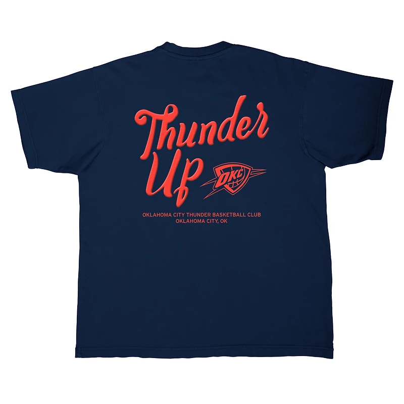 T-shirt urbain unisexe Stadium Essentials bleu marine Oklahoma City Thunder Up