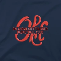T-shirt urbain unisexe Stadium Essentials bleu marine Oklahoma City Thunder Up