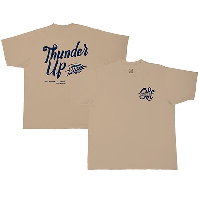 T-shirt urbain unisexe Stadium Essentials Tan Oklahoma City Thunder Up