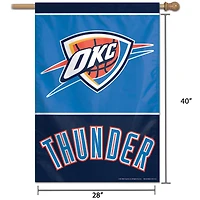 Bannière verticale simple face WinCraft Oklahoma City Thunder 28" x 40"