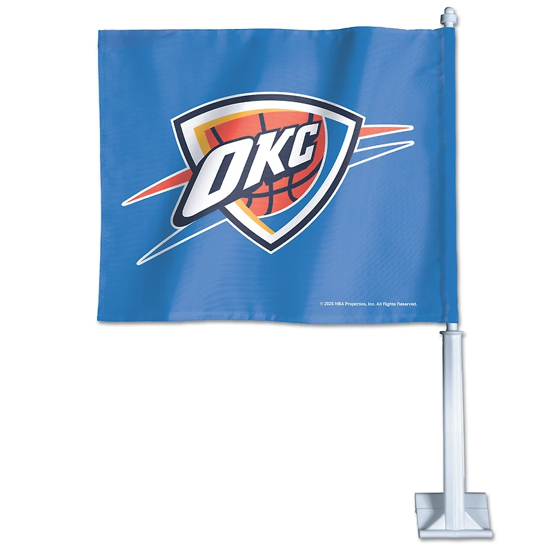 Drapeau de voiture double face WinCraft Oklahoma City Thunder