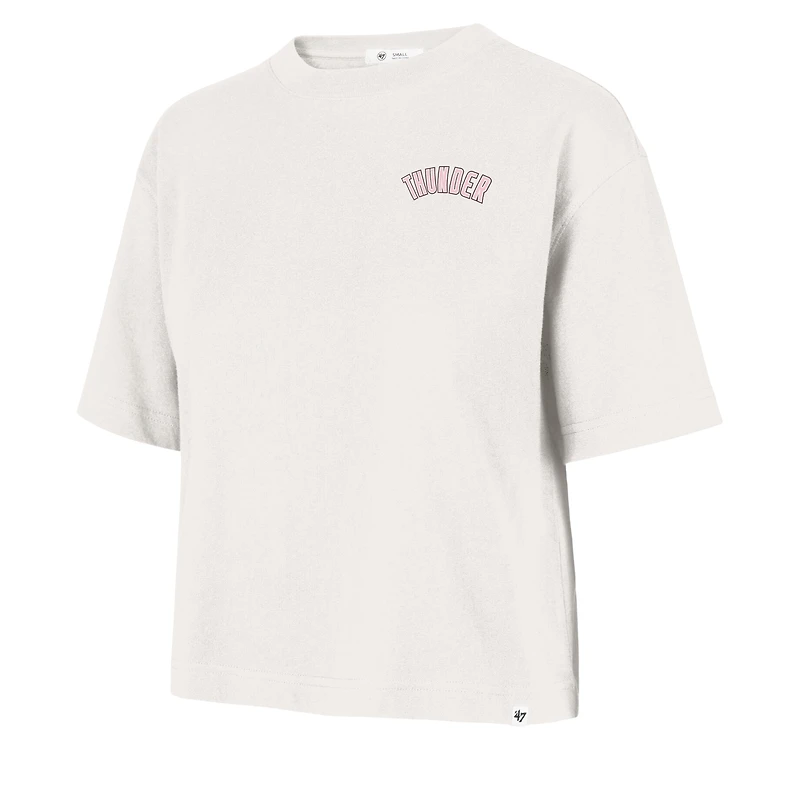T-shirt Reed City « 47 Cream Oklahoma Thunder Love Letter » pour femmes
