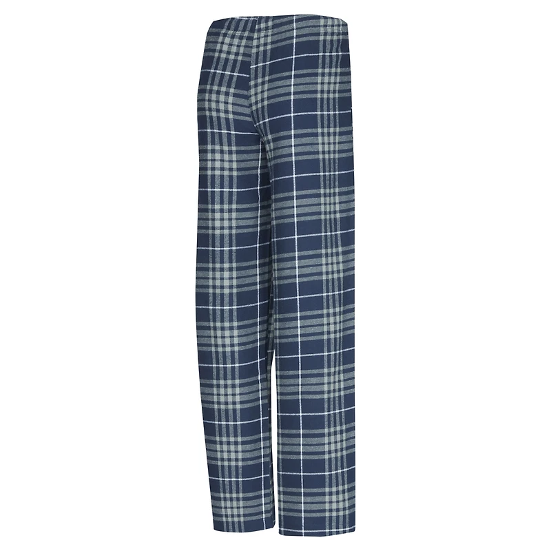 Women's Concepts Sport  Navy/Gray Oklahoma City Thunder Vector Top & Flannel Pants Sleep Set