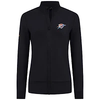 Veste zippée intégrale noire Oklahoma City Thunder Shine pour femme Levelwear