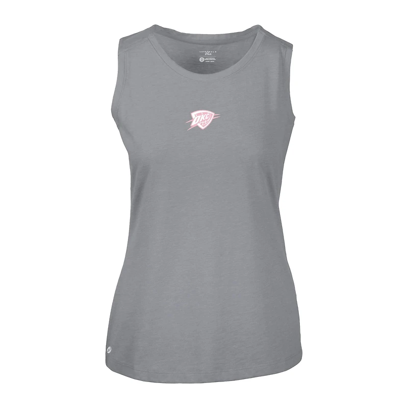Débardeur gris Levelwear pour femme avec logo Macy Core la fête des mères Thunder d'Oklahoma City