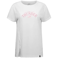 T-shirt blanc Levelwear pour femme, motif arche Influx, Oklahoma City Thunder, fête des Mères