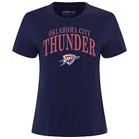 T-shirt Sportiqe bleu marine pour femme, coupe boxy, Oklahoma City Thunder, Arcadia
