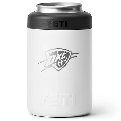YETI White Oklahoma City Thunder 12oz. Rambler Colster Can Cooler