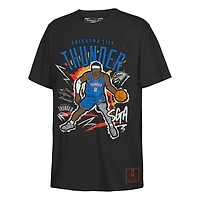 T-shirt Mitchell & Ness pour enfant Shai Gilgeous-Alexander noir Oklahoma City Thunder Chalked Up