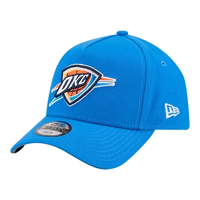 Casquette ajustable New Era bleue Oklahoma City Thunder 9FORTY pour jeunes