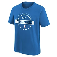 Youth Nike Blue Oklahoma City Thunder Practice T-Shirt