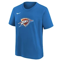 Youth Nike  Blue Oklahoma City Thunder Team Essential Logo T-Shirt